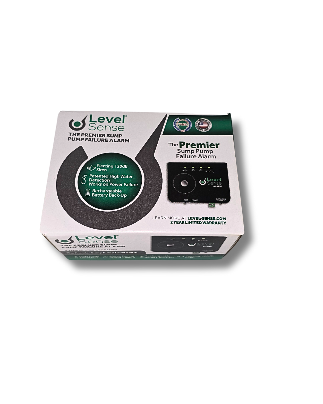 Level Sense™ Sump Pump Failure Alarm with Rechargeable Battery Backup